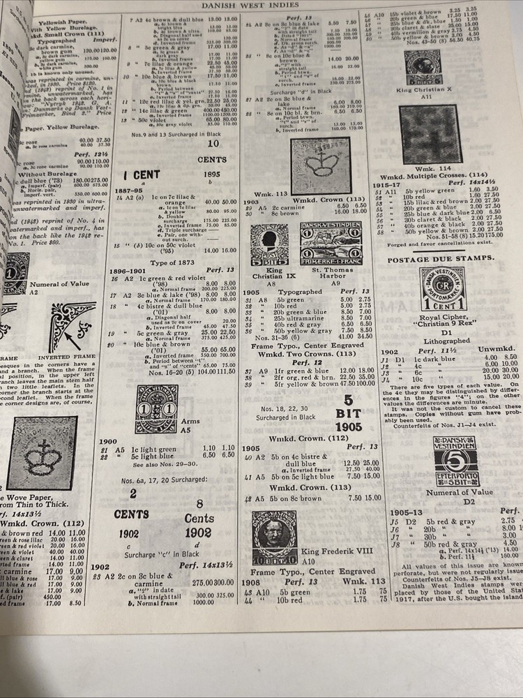 Scott 1979 Standard Postage Stamp Catalogue Volume 1