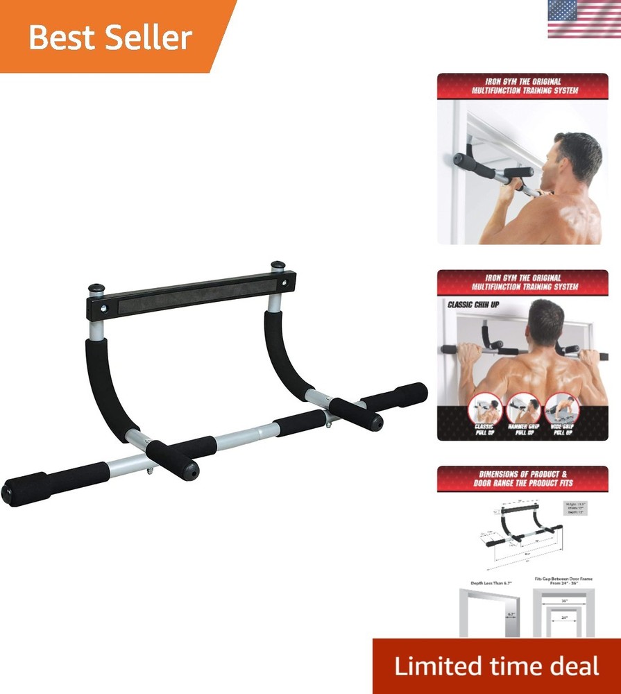 Pull-Up Bar - Total Upper Body Workout Bar for Doorway, Adjustable Width Lock...