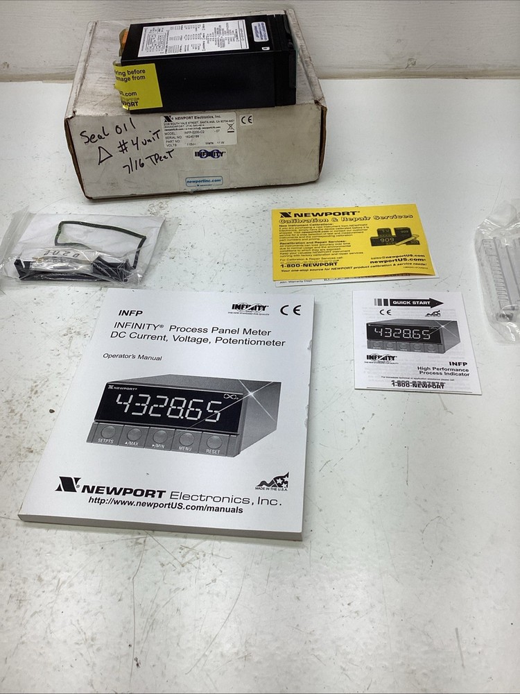 Newport Electronics Infinity Process Panel Meter INFP-0200-C2 NIB