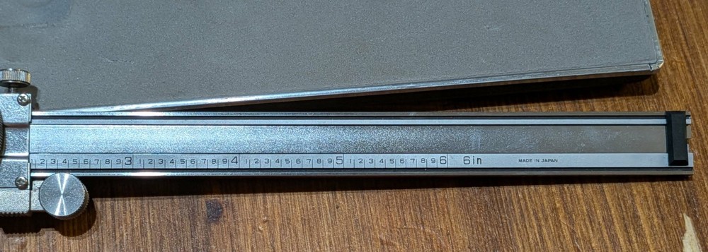 Vintage . Central Tool Co. Caliper .001 0-6" Micrometer Tool With Case/Box