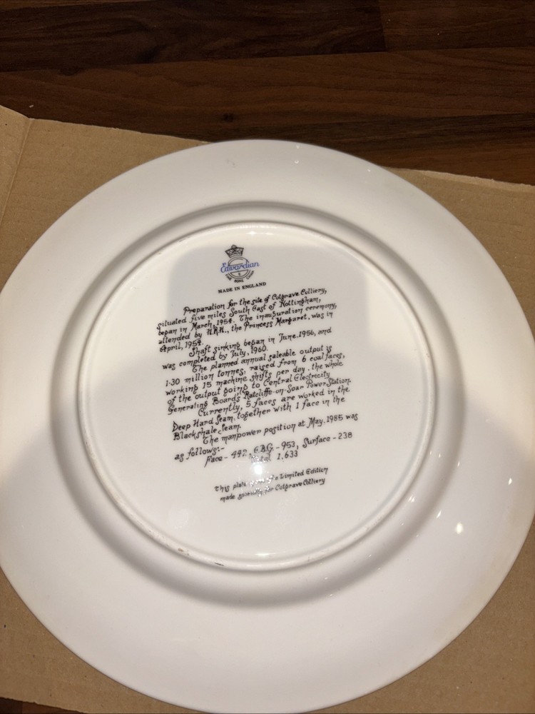 Mining Plate ( Cotsgrave