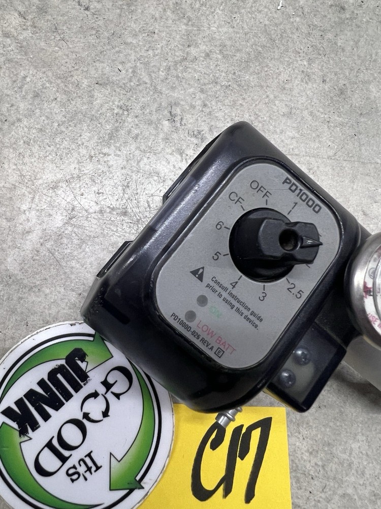 Tested Pulse Dose Oxygen Regulator PD1000 ~Powers On