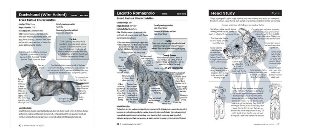 Notes from the Grooming Table Pocket Pal-Pet Groomer Reference Book*SECOND Edit