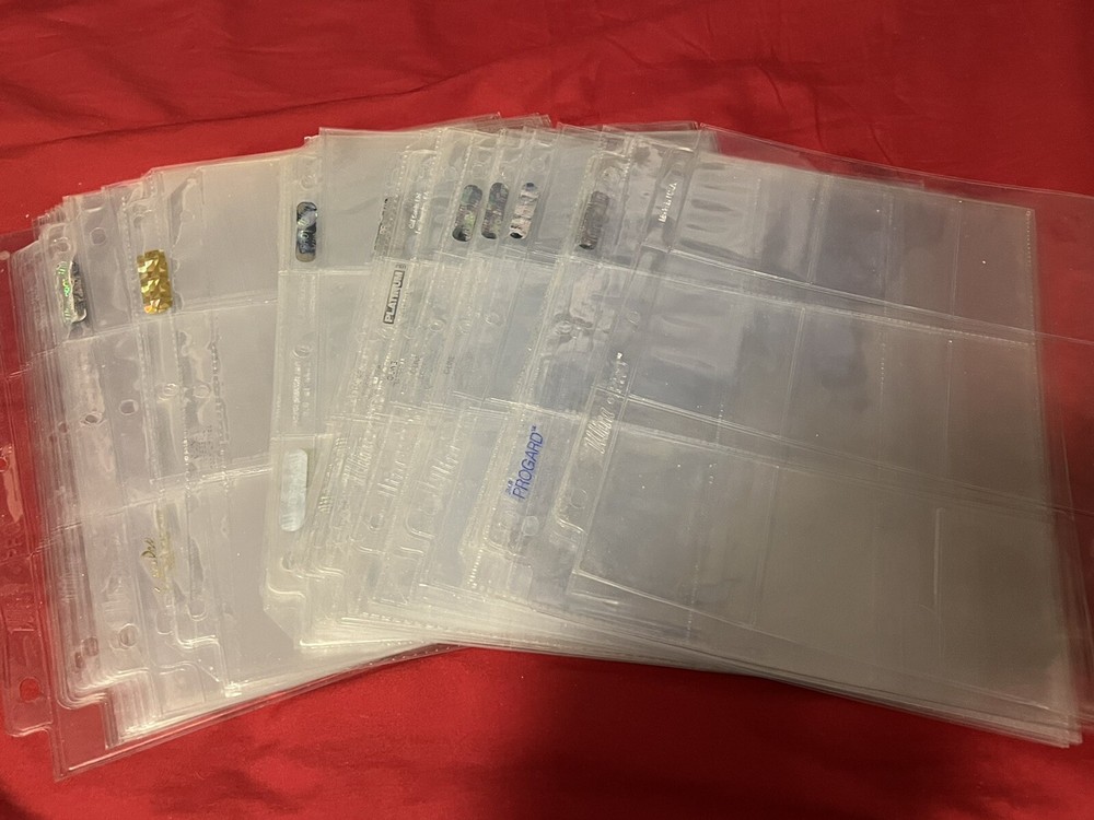 40 SHEETS - 9-POCKET PAGE - Mixed Brands - Loose - USED