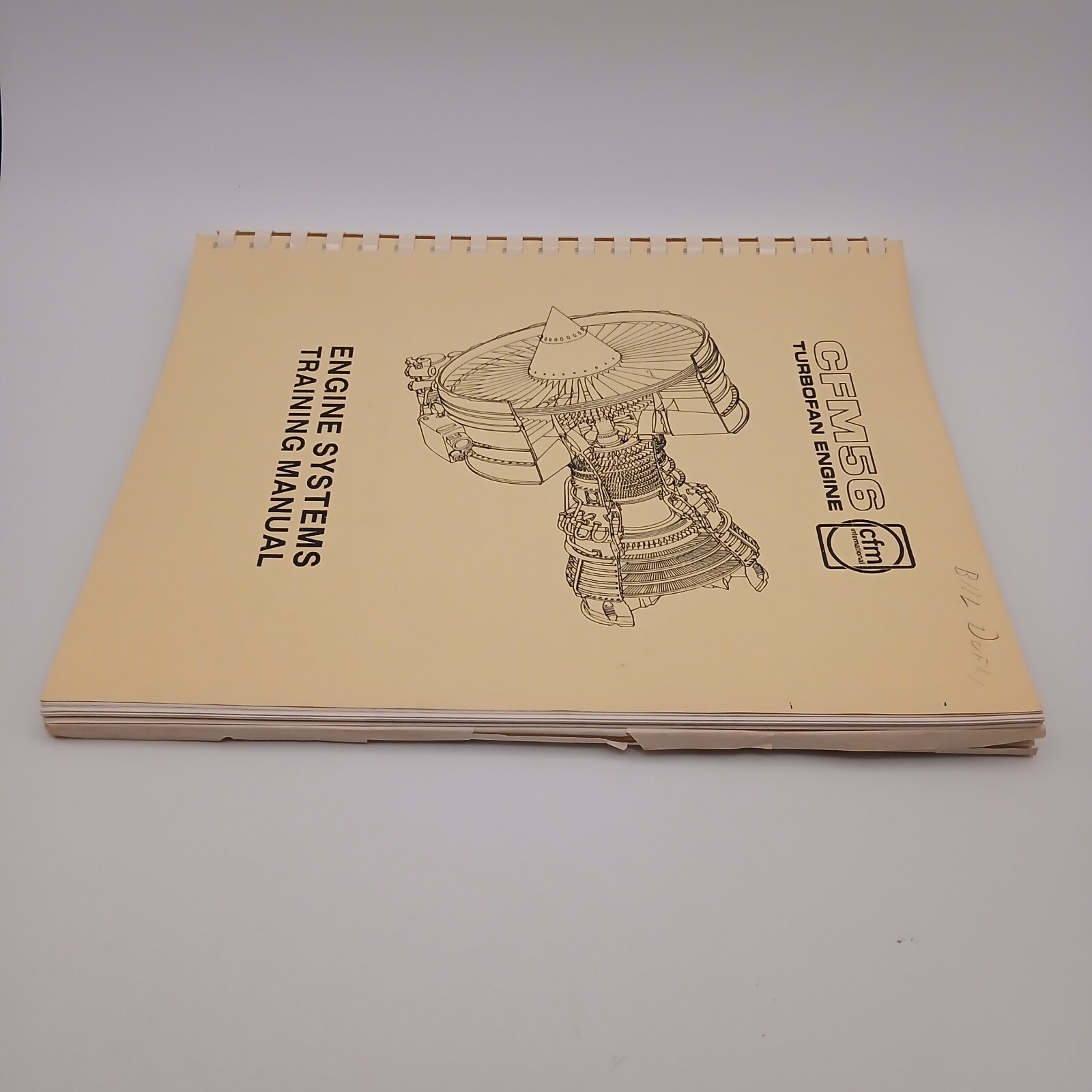 Vintage CFM International CFM56 Turbofan Engine - Engine Systems Training Manual