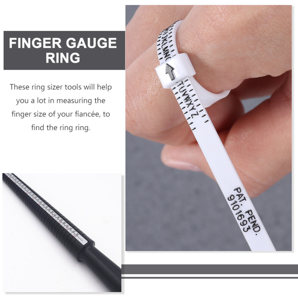 1Set Ring Sizer Set Measuring Stick Practical Ring Sizer Ring Mandrel Gauge