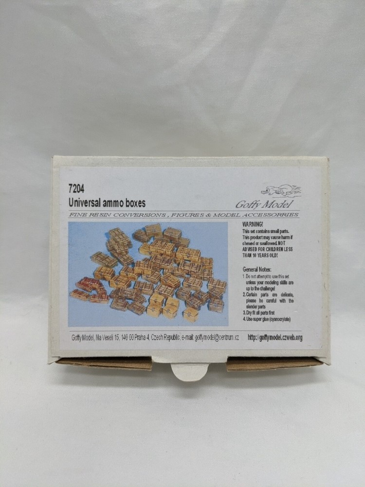 Goffy Model Universal Ammo Boxes Wargaming Miniature Terrain Accessories
