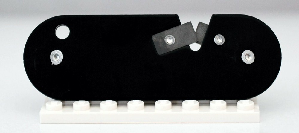 Sterling Knife Sharpener with Train Design