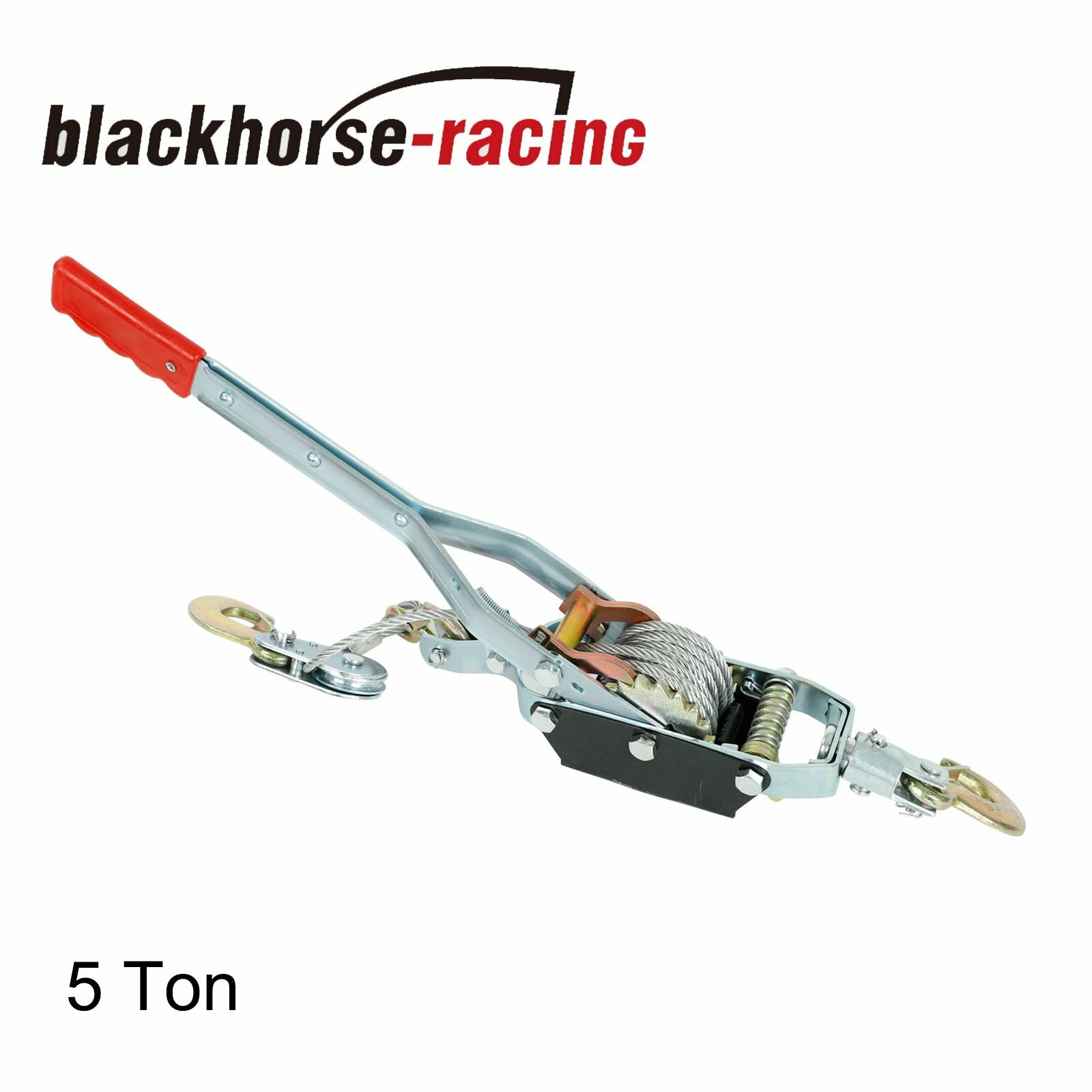 5 Ton Hand Puller Heavy Duty Winch Pull Hoist Come Along Cable Lever