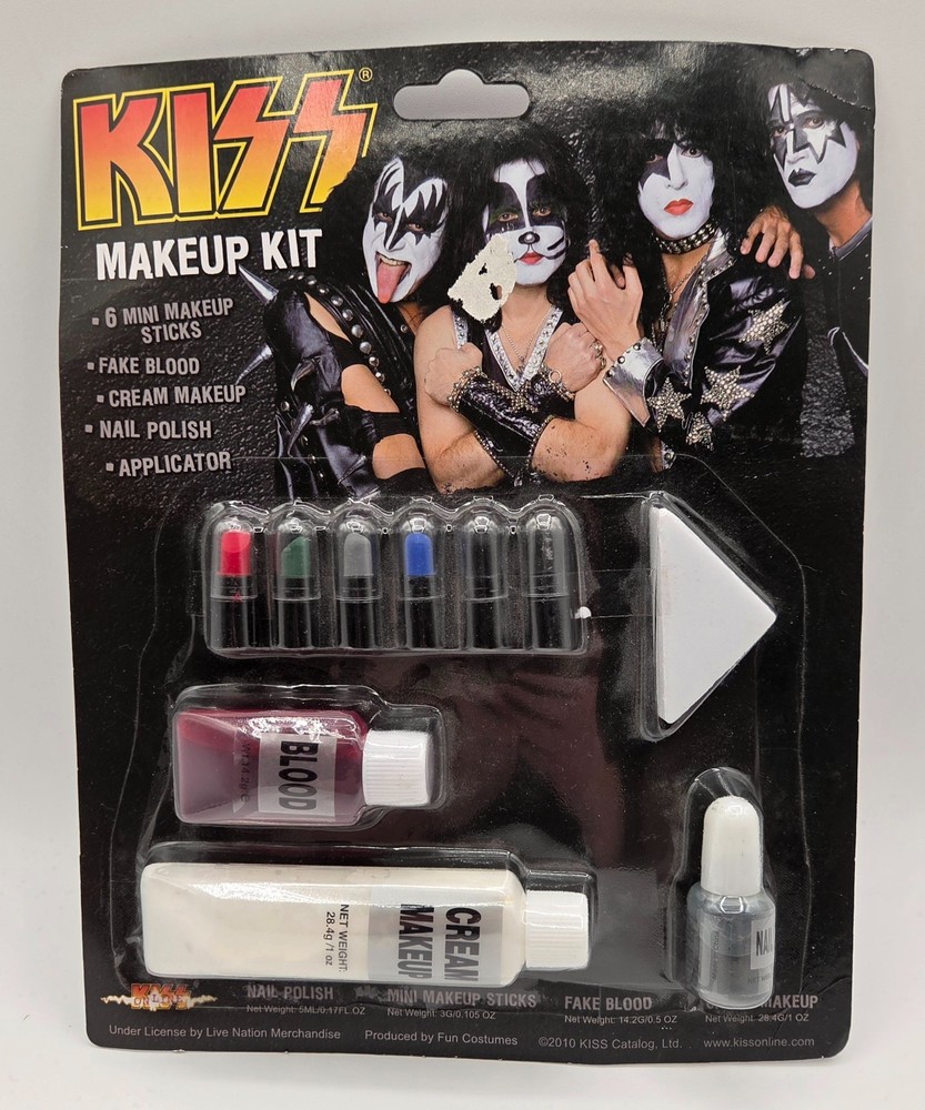 Kiss Make up Kit factory sealed 2010 Fun Costumes