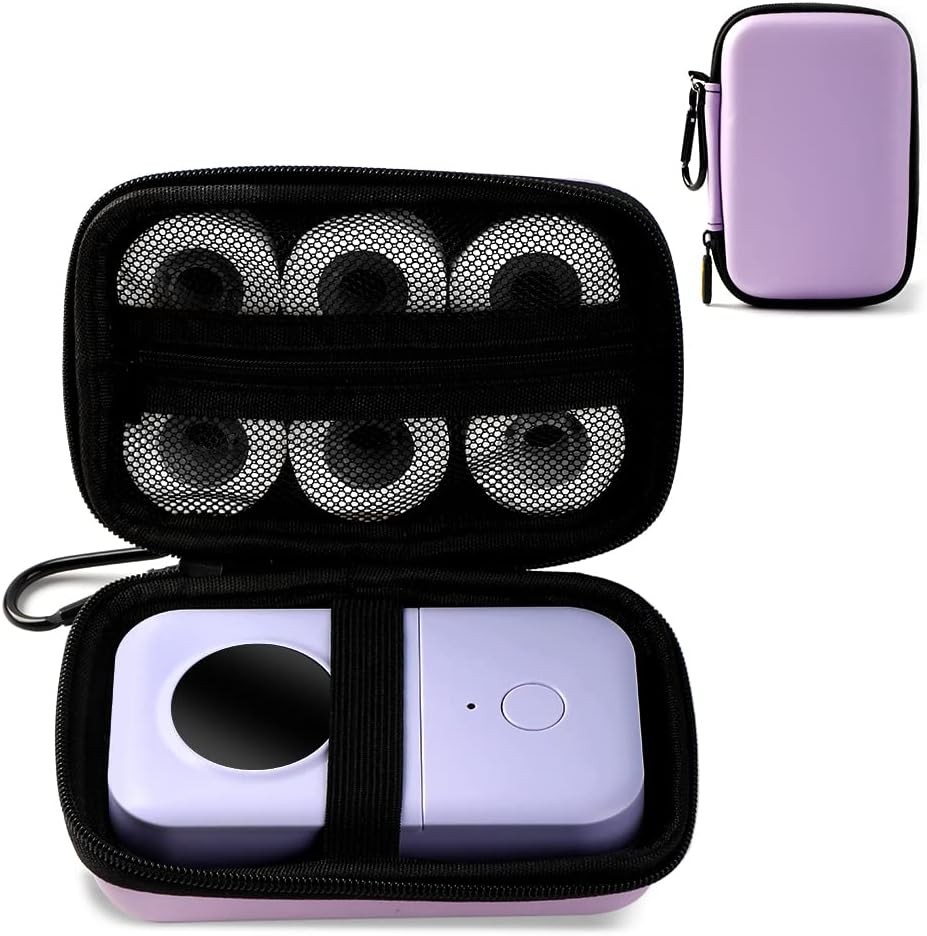 Phomemo D30 D35 Label Maker Machine Case Compatible with NiiMbot D11 D110 SUPVAN