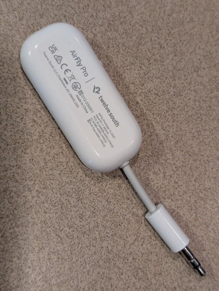 AirFly Pro - Bluetooth Wireless Audio Transmitter Adapter - Airplane Travel