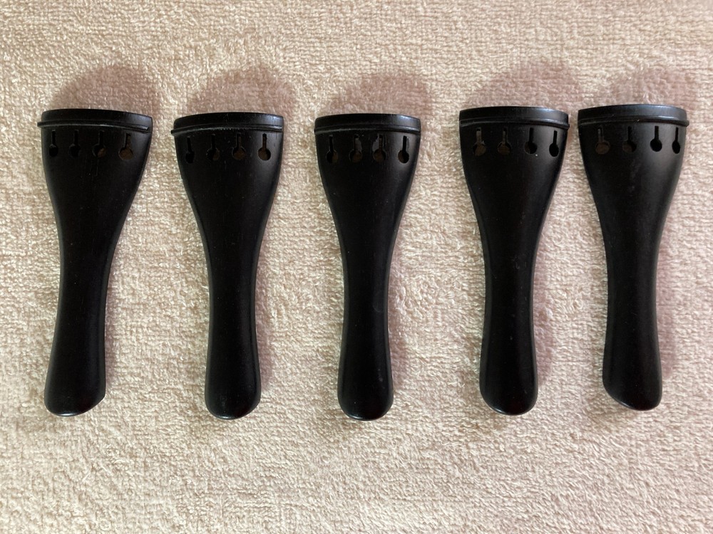 Violin Ebony Tail Pieces !/2 Size-NOS-5