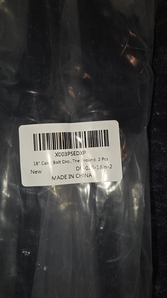 18" Drop Down Gate Latch 2 Pack