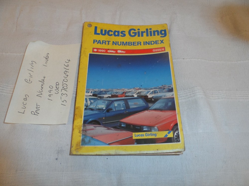 LUCAS GIRLING PART NUMBER INDEX