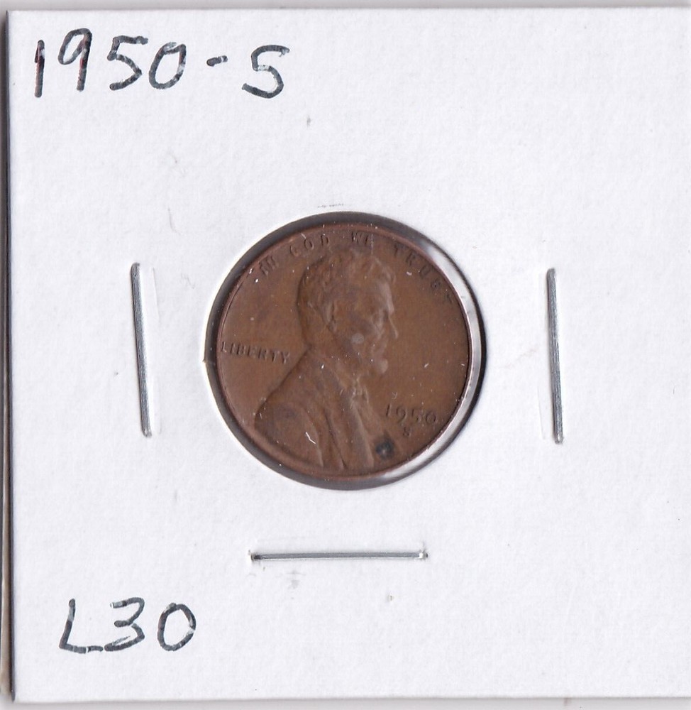 1950-S Lincoln Cent L30