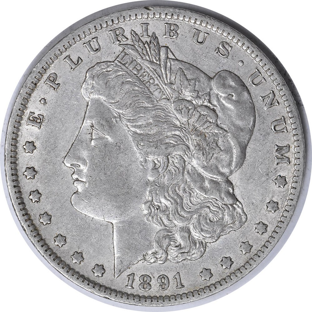 1891-O Morgan Silver Dollar EF Uncertified #210
