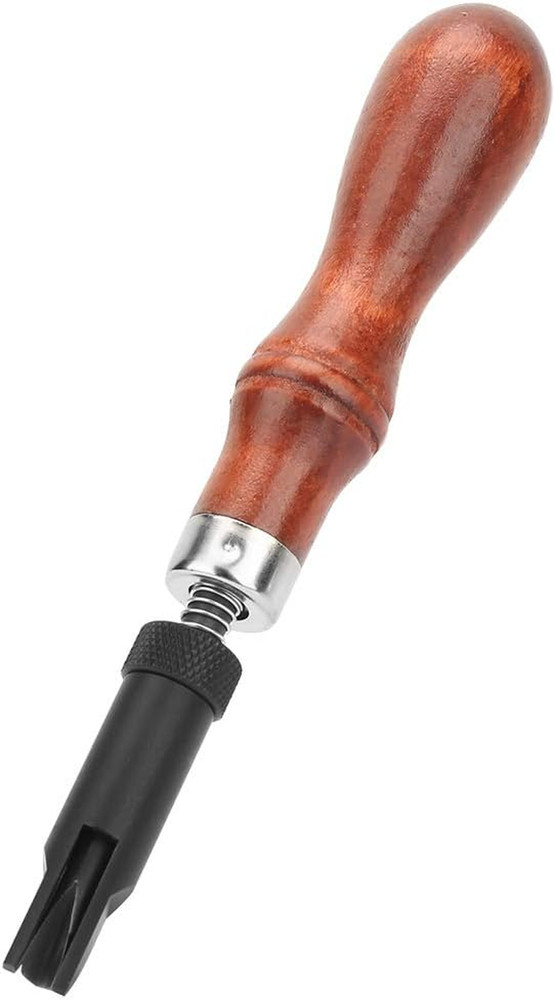 V Type Push Groover, Cove Base Groover Tool, Cotton Crochet Thread Type Push Gro