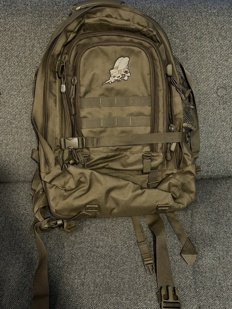 Code Alpha Tactical 3-Day Assault Pack - Navy Seabees Fighting Bee Military Issu