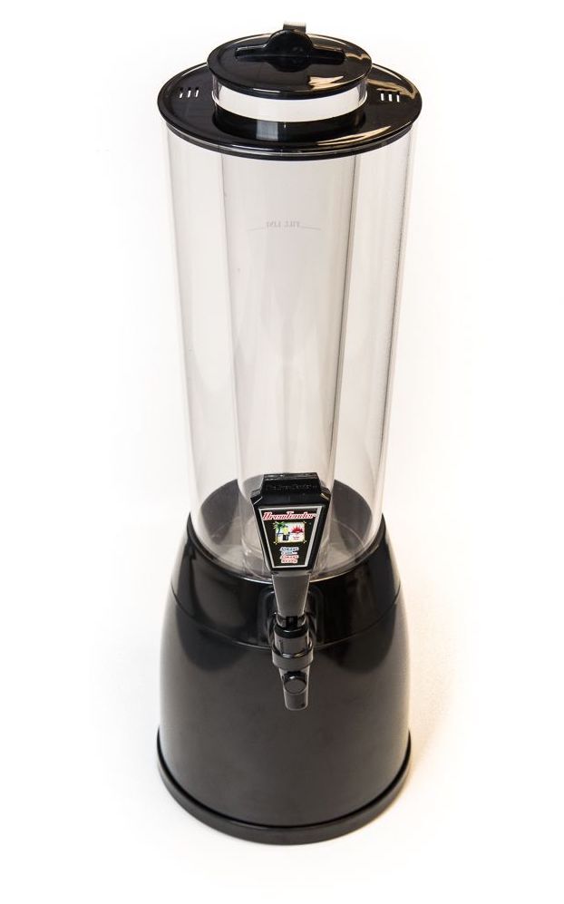 BrewTender Tabletop Beer & Beverage Dispenser - Chrome Base w/ Coors Light Logos