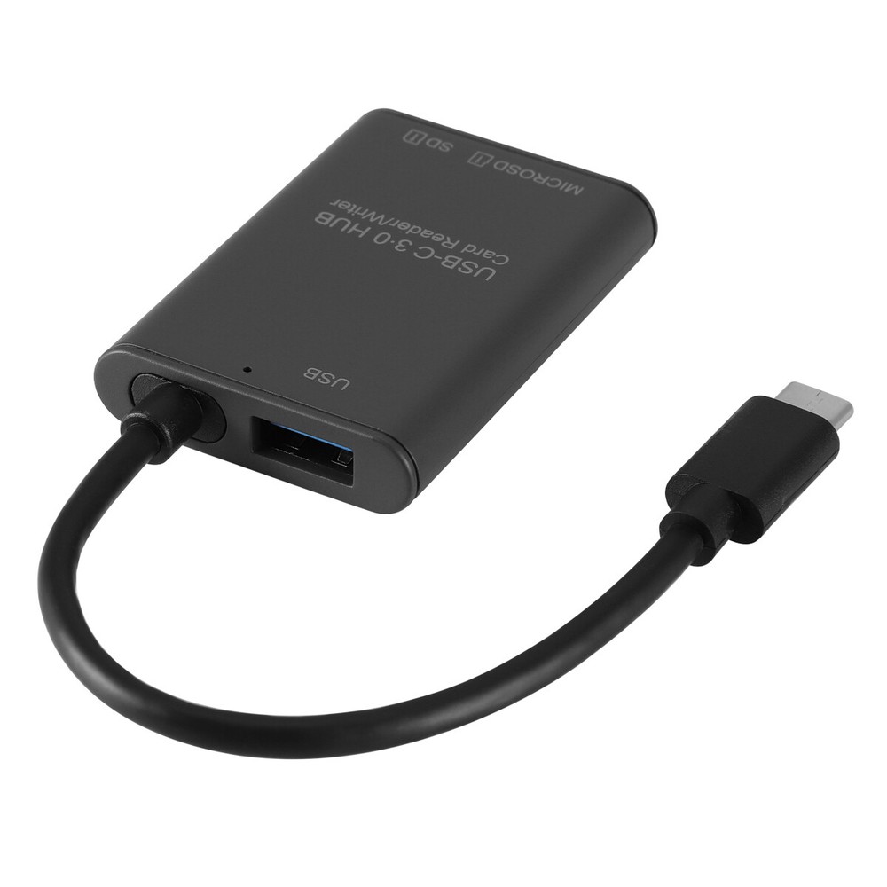 2x 3 in 1 USB C to SD Card Reader Writer OTG Adapter Micro SD Memory Card Reader
