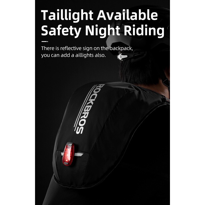 ROCKBROS Cycling Hydration Vest,Lightweight Hydration Backpack +2L Water Bladder