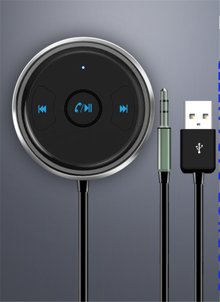 Bluetooth Adapter Car Audio Music Receiver Player Handsfree USB Power 3.5mm Jack