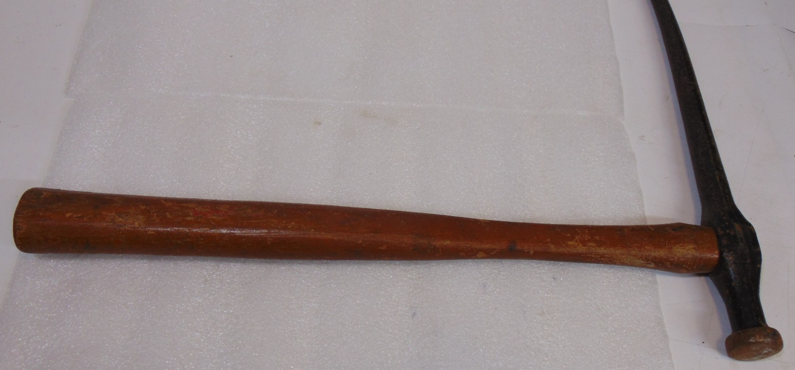 16" Long Picking Hammer Tool Auto Body Pick Wood Handle Vintage Cobblestone VTG