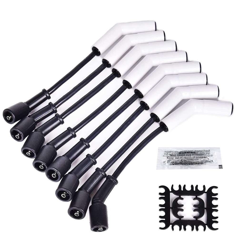 9070C Extreme 9000 Ceramic Spark Plug Boot Ignition Wire/Cable Kit for GM LS/LT