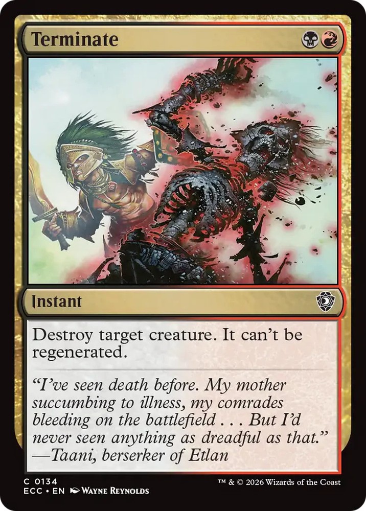 Terminate [Lorwyn Eclipsed Commander]