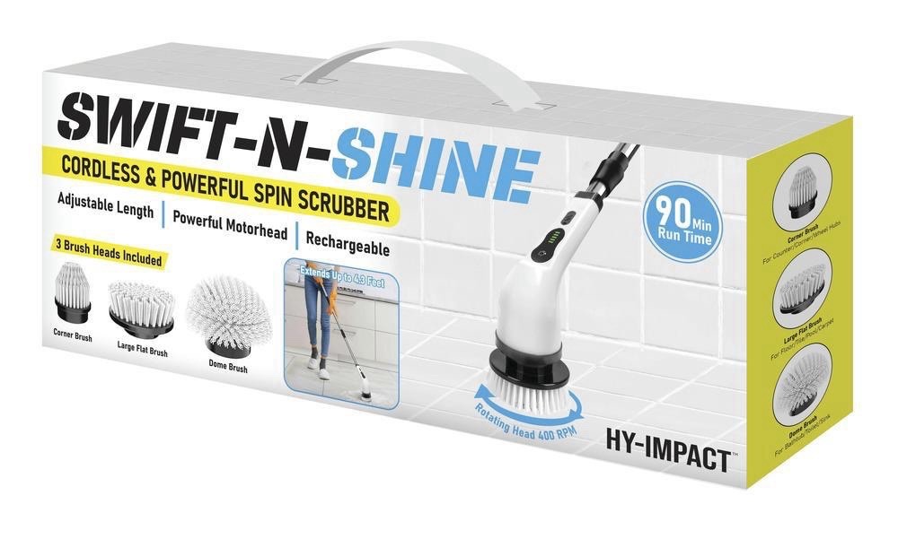 Swift-N-Shine Cordless Power Scrubber
