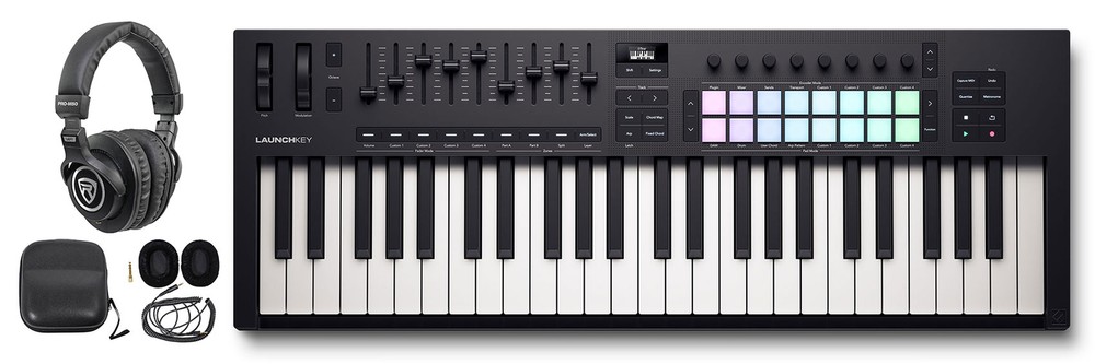 Novation LAUNCHKEY 49 MK4 49-Key USB MIDI Ableton Keyboard Controller+Headphones