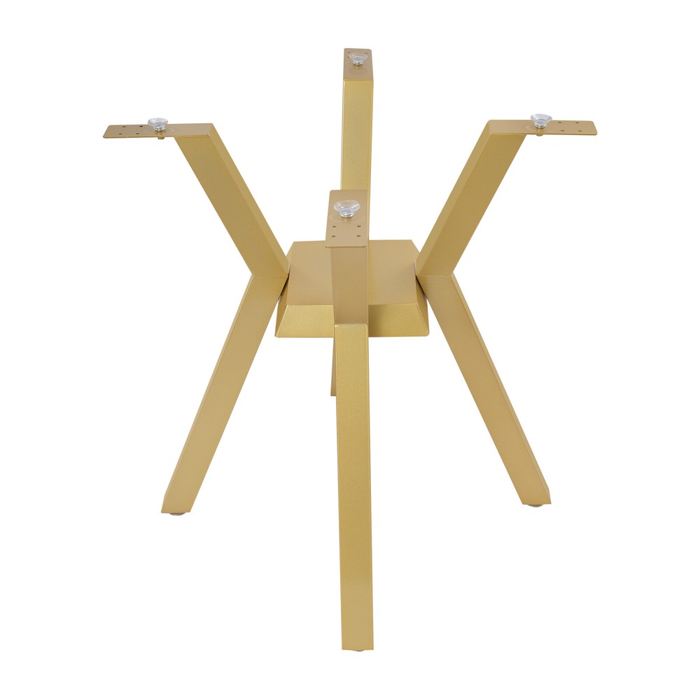 Stable Gold Table Base Modern Table Base 28-inch Metal Table Base 100 kg max