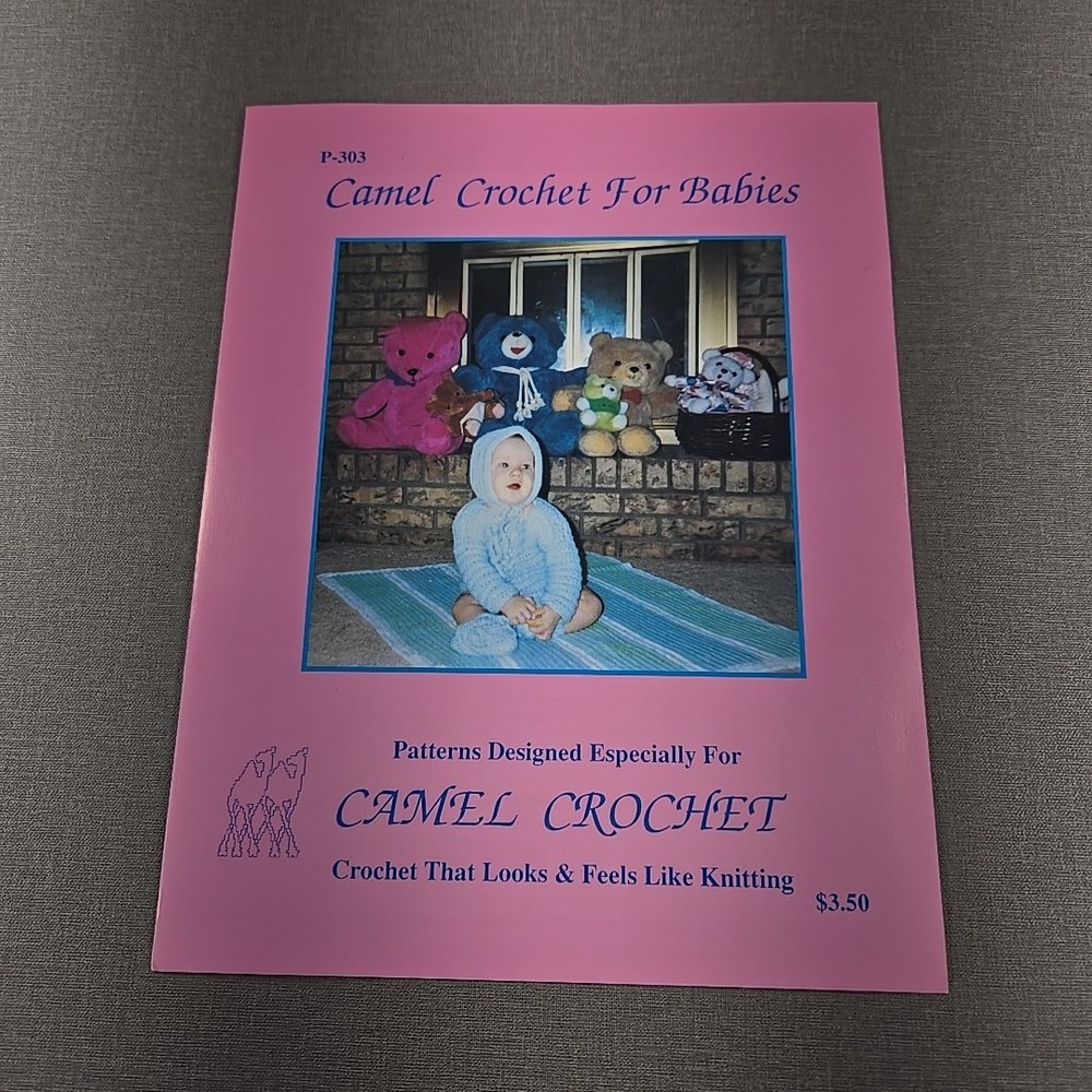 Camel Crochet Basic Instruction Book & 4 Starter Patterns Naka Pillman