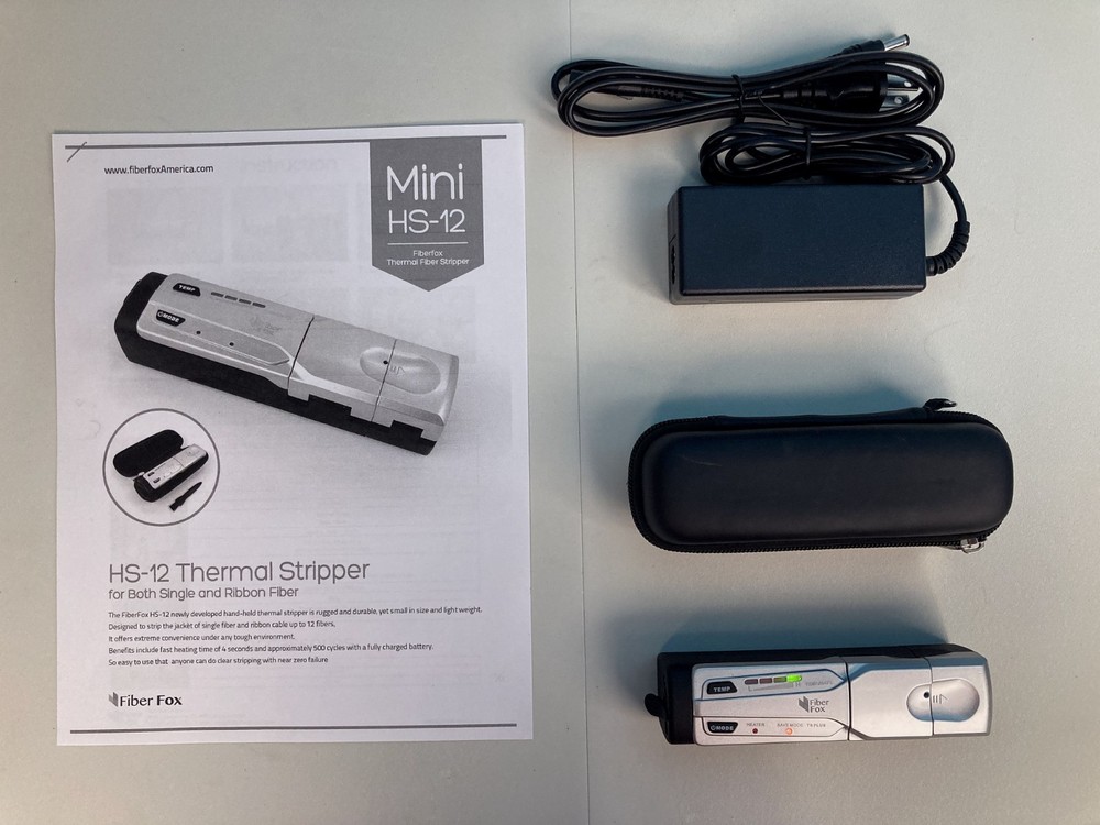 FiberFox 6S+ Core Alignment Splicer, Slightly Used, Total Arcs: 294