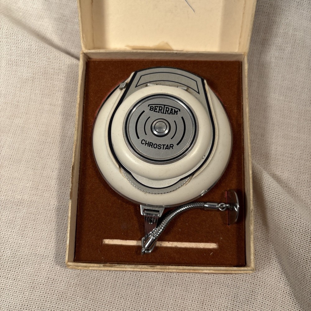 Vintage Bertram Chrostar Light Meter w/Box Instructions