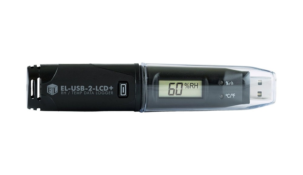 High Accuracy Humidity Temperature Dew Point Data Logger EL-USB-2-LCD+