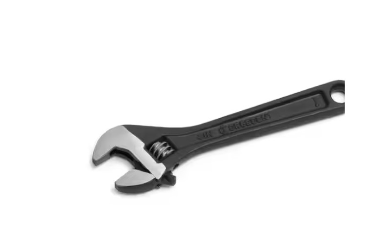 4 in. Black Oxide Adjustable Wrench