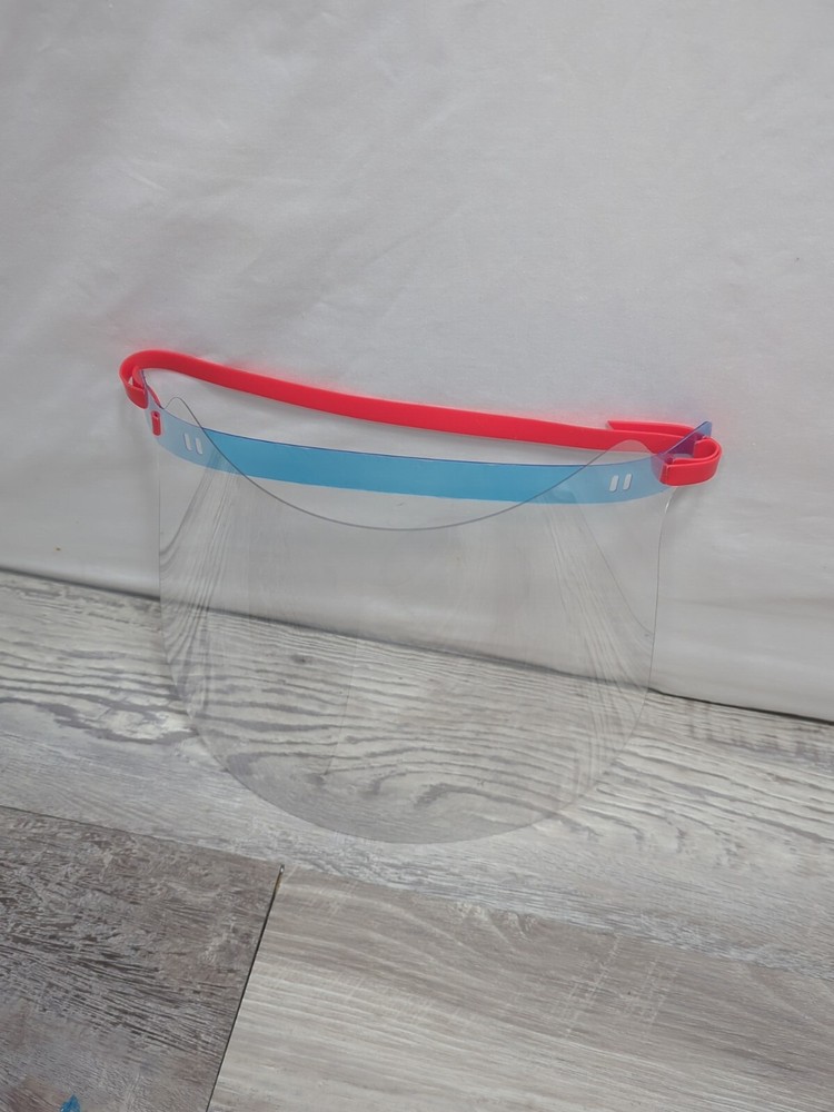 Bundle Lot 95 Count Face Shield Disposable Washable Protective Cover Clear Mask