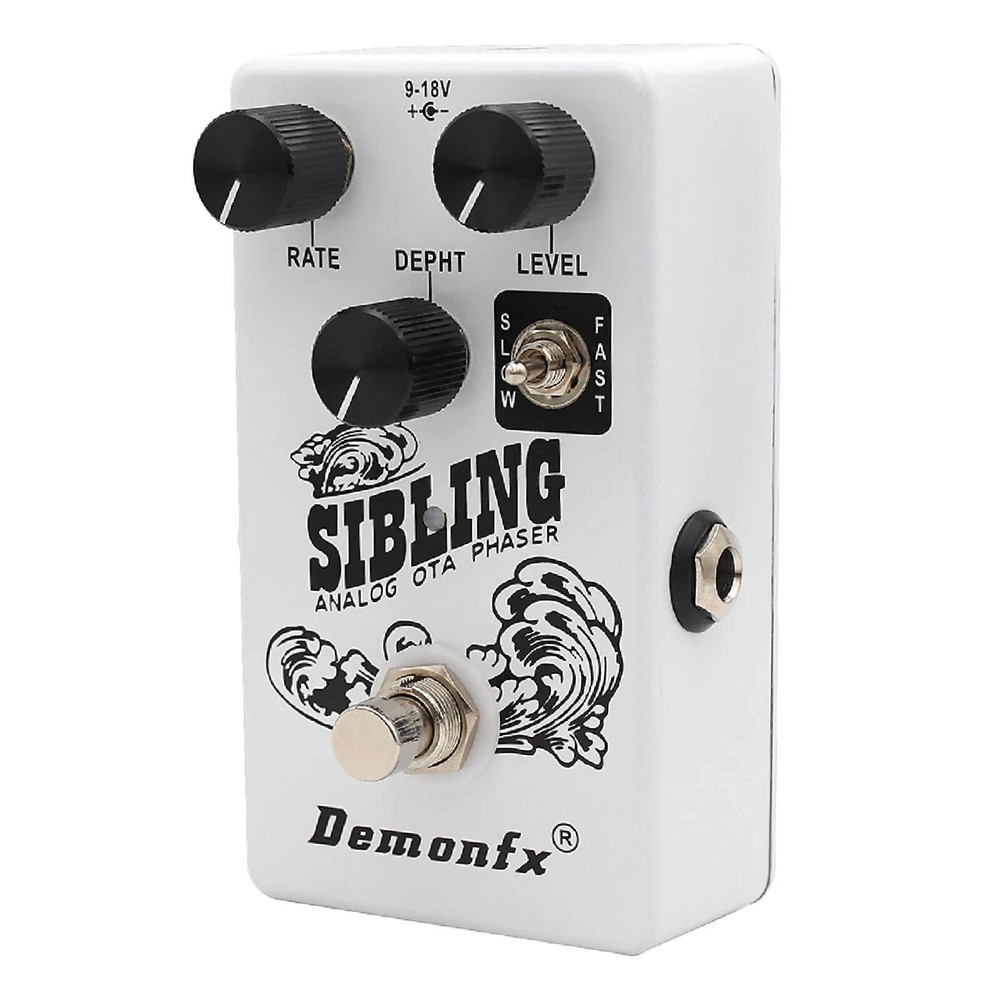 Demonfx SIBLING Analog OTA Phaser Guitar Effect Pedal .ca