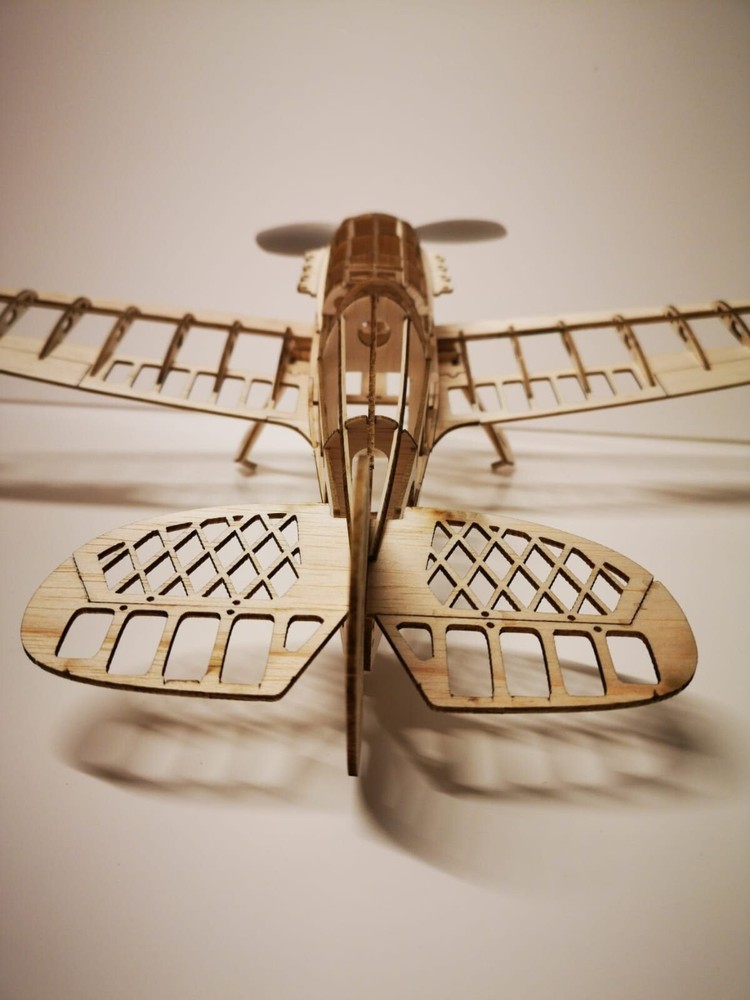 Henson's Flying Machines Spitfire Mk1 [FREE-FLIGHT] Balsa Kit