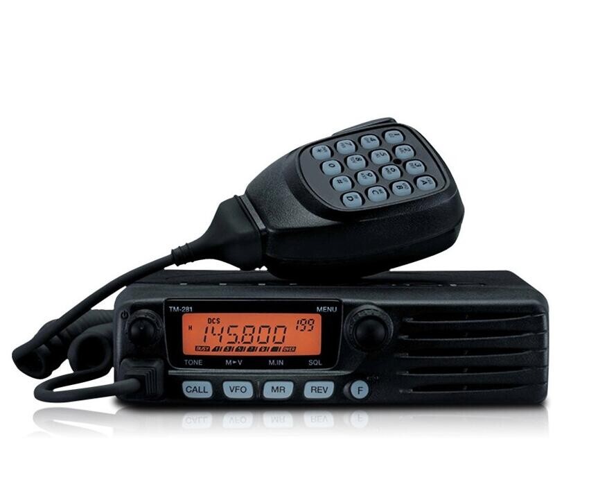 NEW TM-281A FM Transceiver KENWOOD Car Radio Station 10-50KM VHF 136-174MHZ 65W