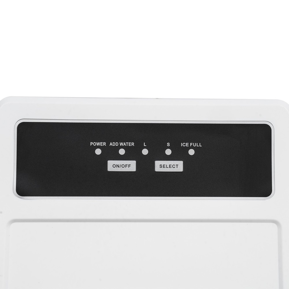 Countertop Ice Maker, Ice Maker, 165W Electric Ice Maker (Two-Size Ice Cube)