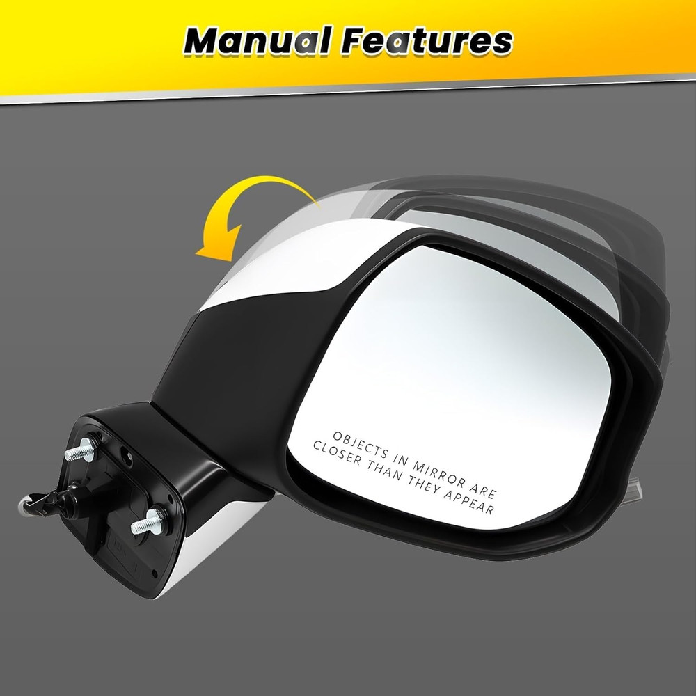 Right Passenger Side Mirror Assembly Compatible with 2012 2013 2014 2015 Civic P