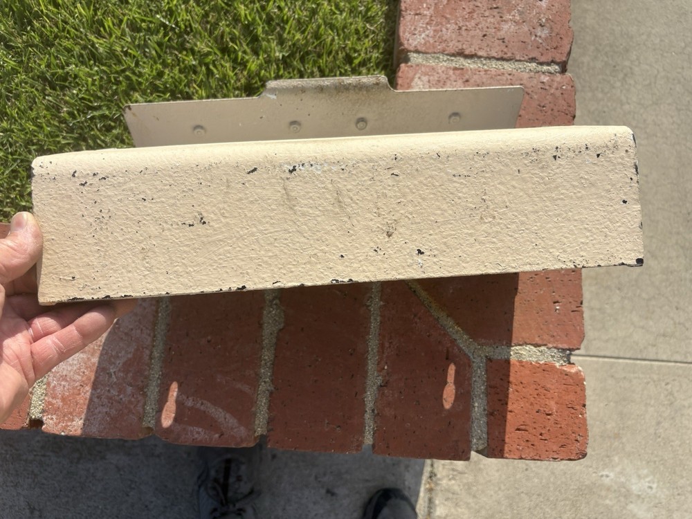 Vintage Hammered Metal Mail Box