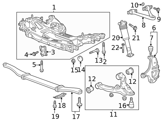 Genuine GM Driver Side Steering Knuckle 84506878