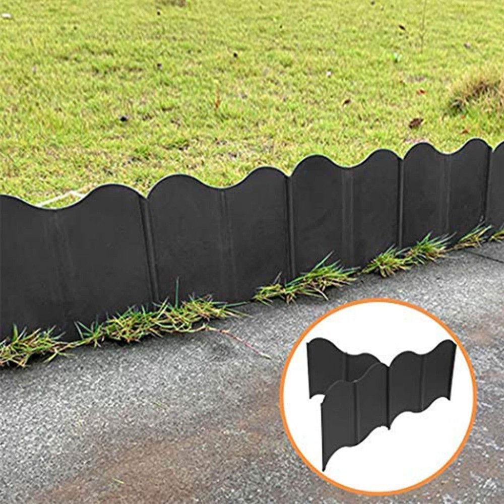 Orgrimmar 20 ft Garden Edging 40PCS Interlocking Landscaping Edging Kit, Plas...