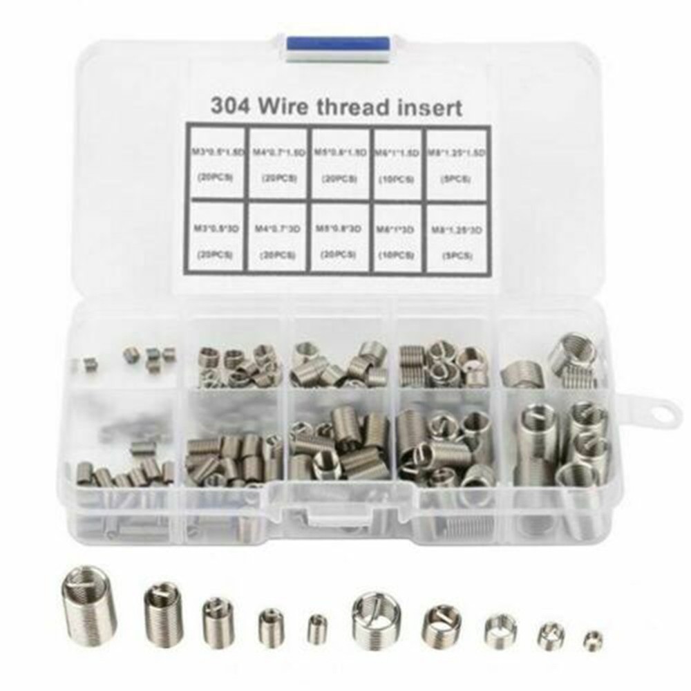 Threaded Inserts Helicoil 304 Stainless Steel Accessories Direct Replacement