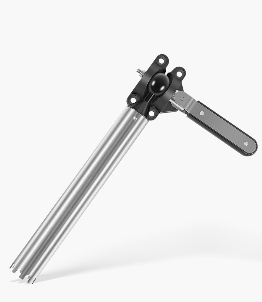 T10-355 Adjustable FishRod Holder Grill Mount for Magma Rectangular Grills 9"x12