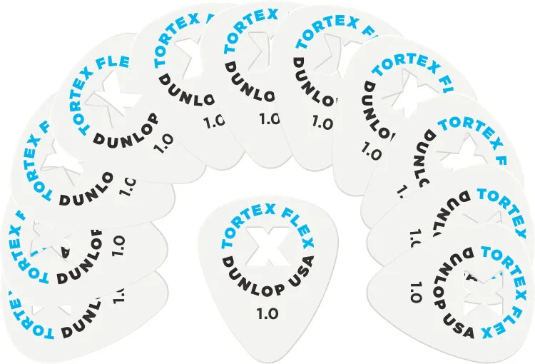 Dunlop Tortex® Flex™ X Pick 1.0mm - 12 Pack